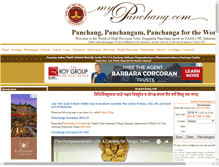 Tablet Screenshot of mypanchangam.com